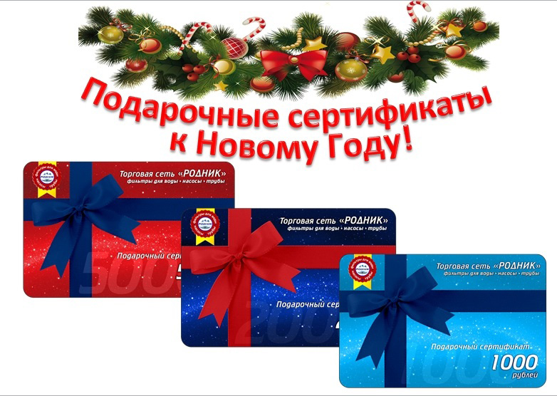 Новогодние подарки с сертификатом Новогодние подарки с сертификатом