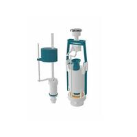 Арматура сливная, с нижней подв. 1/2" кнопка хром, оцинк. Aquanova