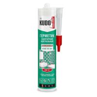 Герметик KUDO KSK-131 силиконовый  нецтральный санитарный белый 280 мл