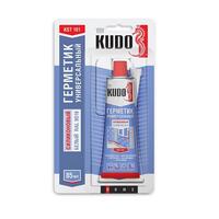 Герметик KUDO KST-101b силиконовый универсальный прозрачный, в тюбике 85 мл