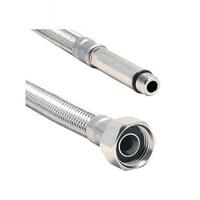 Гибкая подводка в стальной оплетке для смесителя 60см, 1/2"-M10x1 L37, Г/Ш