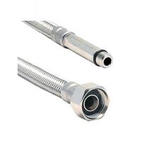 Гибкая подводка в стальной оплетке для смесителя 80см, 1/2"-M10x1 L17, Г/Ш
