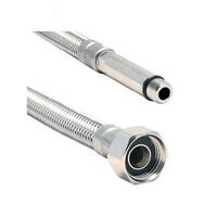 Гибкая подводка в стальной оплетке для смесителя 80см, 1/2"-M10x1 L37, Г/Ш