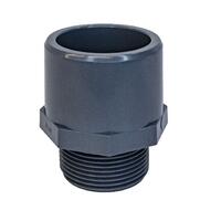 Двойной адаптер муфтовое/втулочное окончание НР d63x75x2"AQUAVIVA, Россия