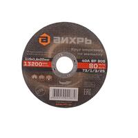 Диск отрезной по металлу 115х1,6х22 мм