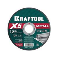 Диск отрезной 125х1,2 KRAFTOOL