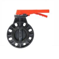 Дисковый поворотный затвор d90 с ручкой, уплотнение EPDM AQUAVIVA