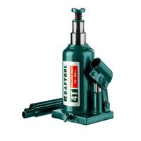 Домкрат двухштоковый бутылочный с увеличенным  подъемом, KRAFTOOL DOUBLE RAM 4т 170-420мм