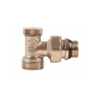 Клапан для радиатора запорный прямой 1/2" с соединением на евроконус