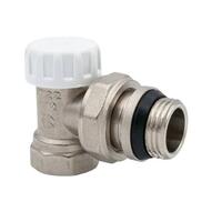 Клапан настроечный для радиатора угловой 1/2" с уплотнением