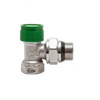 Клапан термостатический для радиатора угловой 1/2'' с уплотнением