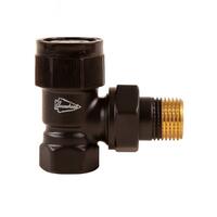 Клапан термостатический для радиатора угловой 1/2'' с уплотнением Black