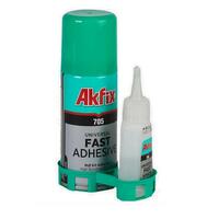 Клей AKFIX экспресс д/МДФ и дерева на 100 мл активатор +25гр циакр.705