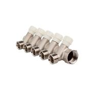 Коллектор с регул. вентилями 3/4"х5 вых. 3/4" нар. под «ЕВРОКОНУС»