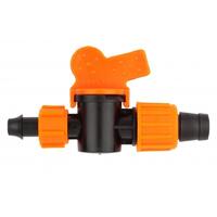 Кран стартовый с поджимом для капельной ленты 6504