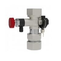 Кран шаровый отсекатель с дренажем 3/4"