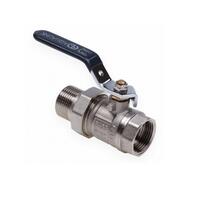 Кран шаровый с американкой прямой 1/2 ручка