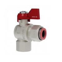 Кран шаровый с накидной гайкой угловой ВВ 3/4 флажок (VG-107401)