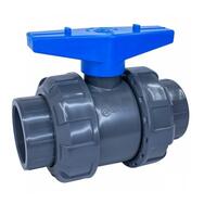 Кран шаровый d90 (уплотнение TPV, остальное EPDM) с муфтовым окончанием Aquaviva, Россия