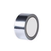 Лента алюминиевая клейкая, 50 мм х 25 м ,термо/морозост.(от -40 до +120 &deg;С)