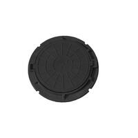 Люк полимерный круглый 3т ЛМУ А30-750 черный