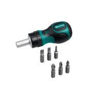 Отвертка реверсивная с битами (6 предметов) Kompakt-6