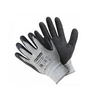 Перчатки "Сверхпрочные" со стекловол./текстур.латекс покрытие,  Fiberon, 10(XL) (картон. держатель)