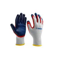 Перчатки с двойным нитриловым обливом ЗУБР Захват, размер L-XL