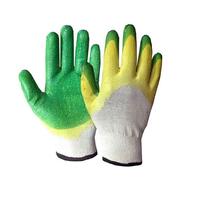 Перчатки трикотаж., 2-е латекс.покр., зеленые (пара)