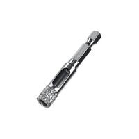 Сверло алмазное трубчатое 10мм HEX 1/4'' 15 мм кромка