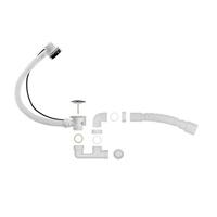 Сифон для ванны и глуб. поддона, полуавтомат. (вып.с нерж.решёткой,с пер 60 см) с г.т. 40х32/40/50