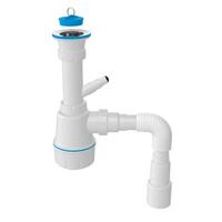 Сифон для мойки с вып.70 мм, с отв. ст  с г/т 1 1/2" 40/50