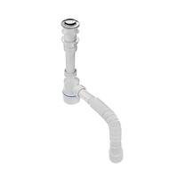 Сифон для умыввальника 1 1/4"х40 (пласт. клик-клак) с г.т. 40х32/40/50