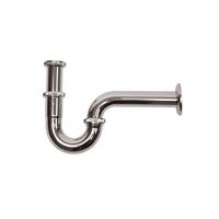 Сифон латунный, 1-1/4" , P-образный, 80*168, Gold