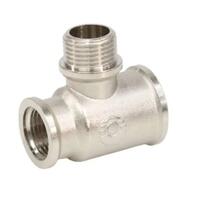 Тройник никель ВНВ 3/4 х 1/2 x 1/2