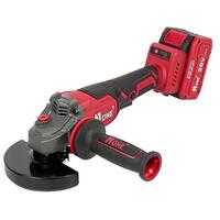 УШМ акк.бесщет. AG125-18/4.0-PRO-2B (20V,125мм,элект.рег.обор.,2 аккум-4,0Ач)