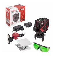 Уровень лазерный LLG12-2 (ЗЕЛЕНЫЙ,12 линий,3D,980 нм длинаволны,кейс, 2акк.самовыр.) №1