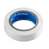 изолента ПВХ, 20м х 19мм ЗУБР Электрик-20 белая