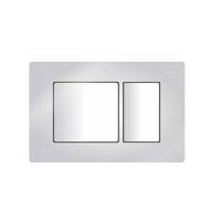 Панель смыва AZARIO цвет хром матовый (квадратная)