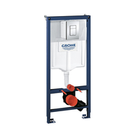 Инсталляция для унитаза Rapid 3в1 квадратная пневмо кнопка Grohe