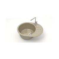 Мойка REDO кухонная кварцевая RG-010 (песоч.)