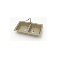 Мойка REDO кухонная кварцевая 780*500*195  (песочный) REDO