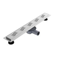 Трап линейный нерж 300х50мм реш. пов. излив, комб. затв. №7