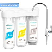 Система под мойку трехколбовая АБФ-ТРИА Умягчение