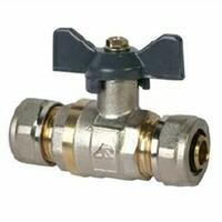 Кран  д/мет. пластика 16*16 AQUALINK (100/10)