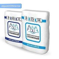 Песок стеклянный  0,5-1,5  20кг Aquaviva