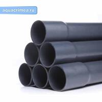 Труба ПВХ d90х6,7 PN16 L-3 c раструбом под клеевое соединение