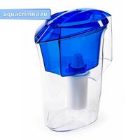 Фильтр Гейзер-Дельфин для жесткой воды (синий прозрачный)