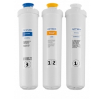 Комплект сменных картриджей для фильтра Гейзер Оптима Старт