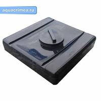 Емкость для душа 100 л черная Гранд Пласт Д-780мм, Ш-780мм, В-210мм (д.г. 240мм)